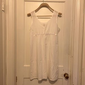 Mia Zia White Cotton Dress Size 8
